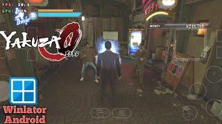 Yakuza 0 (Windows) on Android Winlator Frost 7.1 Poco X3 Pro