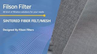 Custom Sintered Fiber Felt/Mesh with Innovative Designs, High Temperature Resistance of 1000℃