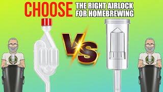 Airlocks S Type VS 3 Piece Choosing The Right Airlock For HomeBrewing