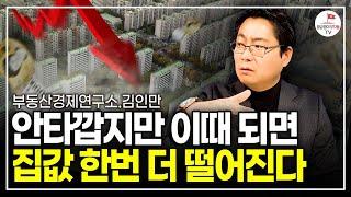 집값 반등 없습니다. 이때쯤 부동산 2차하락이 옵니다 (김인만 부동산경제연구소)