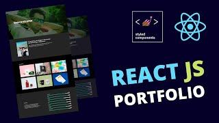React & Styled Components Create a Portfolio Website