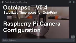 Octolapse V0.4.0 - Raspberry Pi Camera Configuration