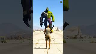 GTA V : ADAM VS HULK || WHO IS THE POWER FULL ??? #gta5 #shots