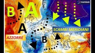 METEO - CHE AUTUNNO !! SCAMBI MERIDIANI, FORTE INSTABILITA' E SEMPRE PIU' FREDDO