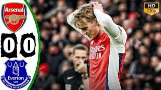 Arsenal vs Everton 0-0 Latest Highlights All Goals 2024 