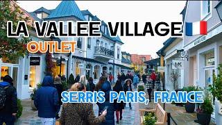 4K Exploring a France - Inspired Outlet | Charming Day in La Vallee Village Serris,France