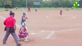 Lady Gators Jackson 13u at Warriors Fastpitch 13 Gold Softball