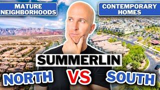 Where to Live in Summerlin: North vs. South?  | Living In Las Vegas Nevada