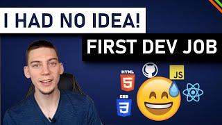 What SURPRISED Me As A Self Taught Developer! | My First Coder Job