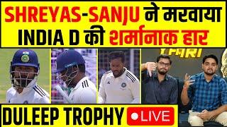 SHREYAS IYER के बाद SANJU SAMSON FAIL, INDIA D की करारी हार! TOP पर RUTURAJ GAIKWAD की INDIA C