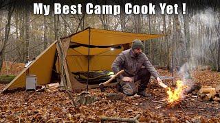 Solo Hot Tent Camp - Dutch Oven Beef Wellington