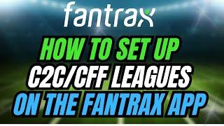 How to set up a CFF/C2C Leagues on Fantrax