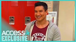 Mario Lopez Goes Shows Off New 'Saved By The Bell' Set