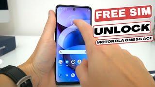 Motorola One 5G Ace SIM network unlock PIN