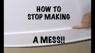 HOW TO CAULK BASEBOARDS