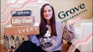 MONTHLY UNBOXINGS JANUARY 2020 | BOXYCHARM. LILLY POST. LOVEVERY. GROVE.CO