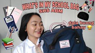 What's In My School Bag (SHS-ABM)