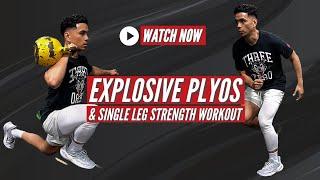 Explosive Plyometric and Single Leg Strength Workout For Athletes | Jump Higher and Get Stronger