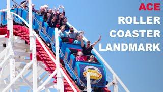 The Giant Dipper At Santa Cruz Beach Boardwalk: An ACE Roller Coaster Landmark