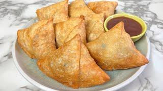 Chicken Tandoori Paratha Samosa Recipe • Tandoori Chicken Samosa with Frozen Paratha Recipe