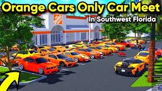 Orange Cars Only Car Meet In Southwest Florida!