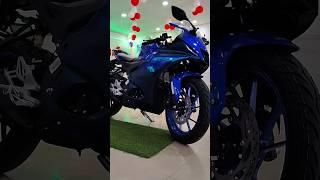 Shorts view  New 2025 Yamaha R15 v4 Racing blue colour #bike #shorts #trending #yamaha #r15 #r15v4