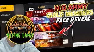 Helping Gamer guild members face reveal | hg army members face reveal ||Team Backbencher