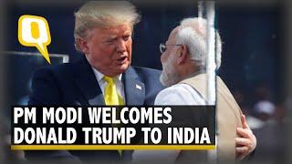 Namaste Trump Live: US President Donald Trump Arrives in India