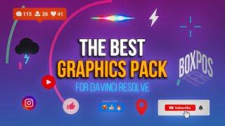 THE BEST GRAPHICS PACK FOR DAVINCI RESOLVE?? | Toko Graphics 4.0 by Motioncan