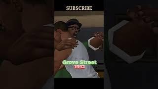 Gta 5 vs Gta sa/ grove street childhood memories #gta5 #gtasanandreas #rockstar
