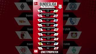 14. Spieltag | 1. Bundesliga | DIESE Ergebnisse überraschen dich! #fußball #bundesliga #footballtips