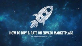 How to Buy and Rate on Envato Marketplace