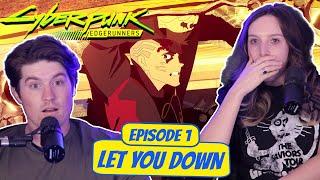 WELCOME TO NIGHT CITY! | Cyberpunk Edgerunners Married Reaction | Ep 1x1, "Let You Down"