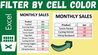 Easy Excel: Filter by Cell Color Tutorial 