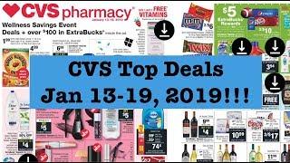 CVS Extreme Couponing Top Deals| Jan 13-19, 2019| Free Crest, Free Hair care, Cheap Makeup & More!