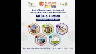 Bank of Baroda | Mega e-Auction | 23rd August 2023