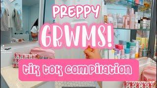 preppy grwms! !  | tiktok compilation | 🫶🩷️🫧 | tysm for 200!! | 🩷🩷🩷🩷 | sub!