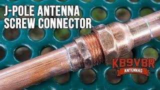 KB9VBR 2 Meter Break Away J-Pole Antenna Screw Connector