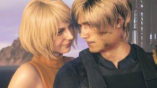 Ashley Has a Crush On Leon (All Scenes) - Resident Evil 4 Remake 2023