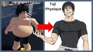 Getting Toji Fushiguro's Physique in Gym League | Roblox