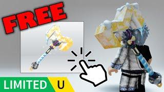 FREE LIMITED UGC | How to get Medal Frozen Hammer in Medal Hub on Roblox