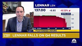 Lennar falls on Q4 results