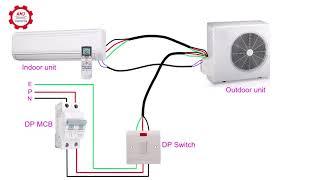 Single phase air conditioners wiring diagrams