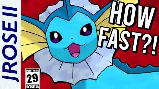 How Fast can you Beat Pokemon Red/Blue with Just a Vaporeon?