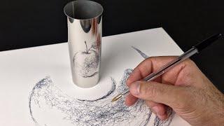 How to Draw Realistic Apples - Anamorphic Art