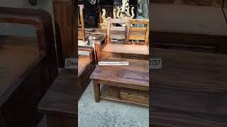 Teak wood#sofa set table#natural finish#video viral#real short