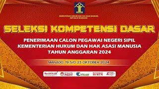 Live Score SKD CAT Kementerian Hukum dan HAM Kantor Wilayah Sulawesi Utara Hari Ke-5