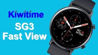 KIWITIME SG3 Smartwatch Fast & Brief Review-Better than SG2?