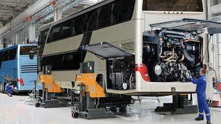 How German Build their Massive Luxurious Bus Inside Billion $ Factory