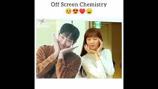 Their offscreen chemistry .Behind the scenes of Sh**ting stars️ #shootingstars #koreandrama #viral